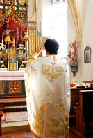 Griechisch-orthodoxer Gottesdienst am 19. Oktober 2013 in der Filialkirche in Pfongau in Neumarkt am Wallersee