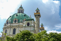Die Karlskirche in Wien.