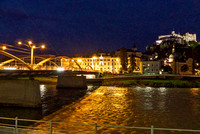 Salzburg bei Nacht Juli 2019