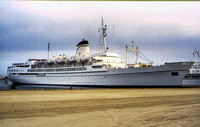 Mittelmeerkreuzfahrt 1984, die MS Ausonia, mit der ich unterwegs war.