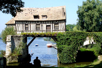 Frankreich, Vernon, ehemalige Mühle an der Seine