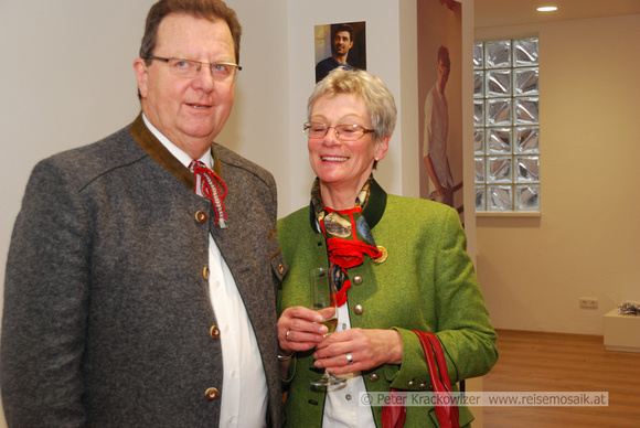 Fritz Kreil, Bürgermeister der Marktgemeinde Straßwalchen mit seiner Gattin Maria