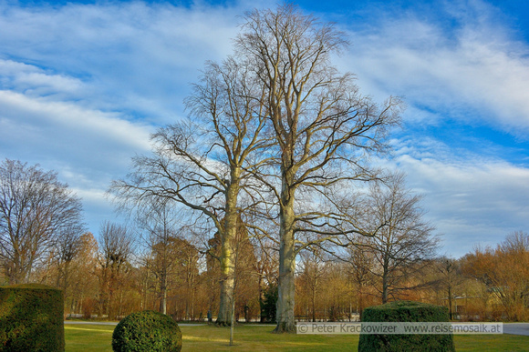 Beim Palmenhaus im Schlosspark von Schönbrunn