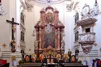 Die frühere Ursulinenkirche St. Markus wird heute als byzantinisches Gebetszentrum Salzburg genutzt.