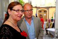 Museumsleiterin Ingrid Weydemann MAS mit Dr. Ulrich Sinnißbichler, Obmann Museumsverein Neumarkt am Wallersee
