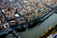 Zaragoza. Vista panorámica del entorno de la Plaza del Pilar