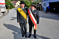Freitag, 8. Juli 2022, im Bild Herbert Hurer (rechts), Obmann Kameradschaft Neumarkt, mit Matthias Zuckerstätter, Obmann Kameradschaft Fuschl am See.