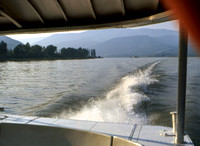 Tragflügelboot in Wien auf der Donau
