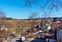 2022 03 12 Blick über den Lötschenparkplatz zum Hang, der gerodet wurde.