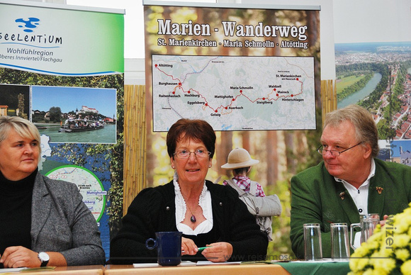 Pressekonferenz Eröffnung Marien-Wanderweg Bayern - Oberösterreich
