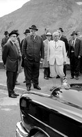 1963: Eröffnung Parkhaus Freiwandeck. In der Mitte der Salzburger Landeshauptmann DDr. Hans Lechner und rechts wirkl. Hofrat Dipl.-Ing. Franz Wallack.