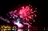 Seefest Wallersee Feuerwerk