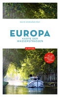 Europa Karte der Wasserstraße
