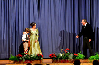 Anna mit Johann Strauss Sohn und rechts Johann Strauss Vater