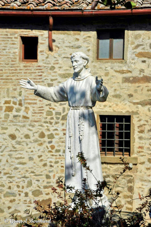 Das Kloster „Le Celle“ in Cortona, Italien