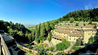 Das Kloster „Le Celle“ in Cortona, Italien