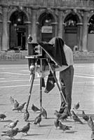 Fotograf auf dem Markusplatz in Venedig