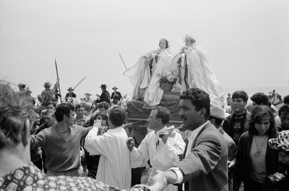 Zigeuner in der Camargue, Prozession, Juni 1965