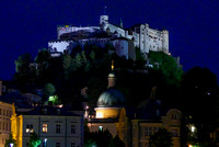 Salzburg bei Nacht Juli 2019