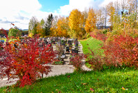 Herbst auf dem Friedhof