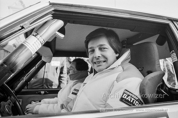 Jänner Rallye 1981: Ing. Georg Fischer auf Talbot Sunbeam Lotus