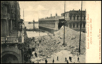Eingestürzter Campanile in Venedig