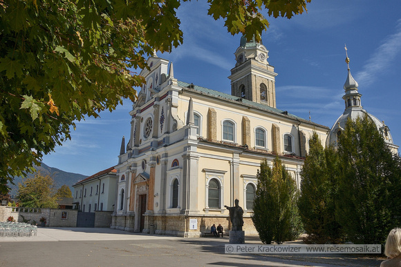 Slowenien. Die Basilika Maria Hilf in Brezje ist das Marien-Nationalheiligtum in Slowenien.