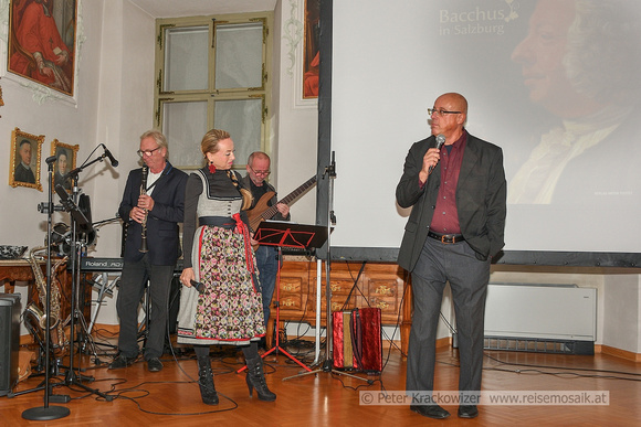 Buchpräsentation "Bacchus in Salzburg" in der Erzabtei St. Peter Salzburg