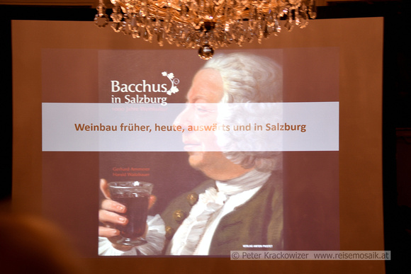 Buchpräsentation "Bacchus in Salzburg" in der Erzabtei St. Peter Salzburg