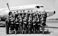 Stewardessen und Stewardkurse Gruppenbilder