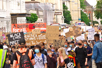 Black Lives Matter Demonstration in der Stadt Salzburg