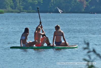 stand up paddle board Wallersee