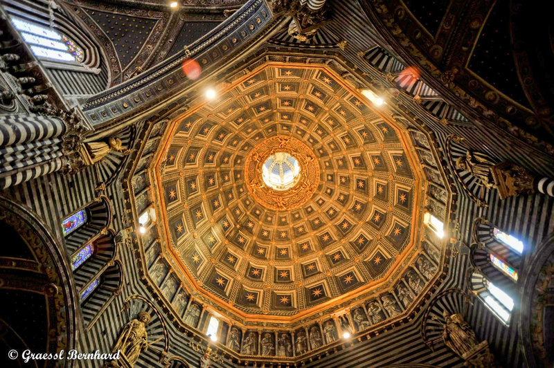 Italien, Blick in die Kuppel im Dom von Siena, mit freundlicher Genehmigung von Bernhard Graessl, Heiligenblut