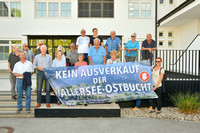 Eine Bürgerinitiative hatte sich für den Erhalt der Wallersee-Ostbucht formiert.