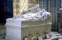 Grabmal des 1. Grafen von Dorchester und seiner Frau in Milton Abbey, Dorchester, England. Weitere Details Diashow klicken.