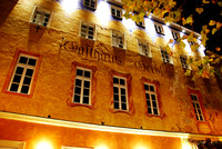 Gasthaus Gerbl bei Nacht
